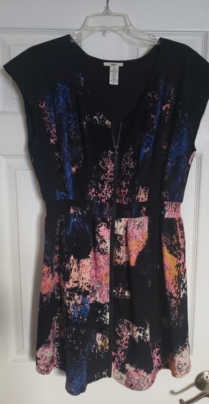 Bar III multiprint zipup dress - Picture 1 of 4